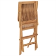 vidaXL Sanded Teak Hardwood Medium Outdoor Dining Set Natural/Brown