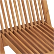 vidaXL Solid Teak Wood Medium Foldable Outdoor Dining Set Natural/Brown