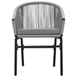 vidaXL Garden Dining Set in Anthracite/Black/Gray