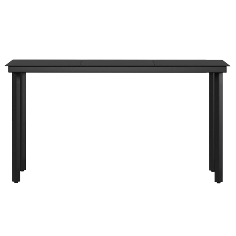 vidaXL Garden Dining Set in Brown and Black