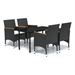 5-piece Rectangle Table