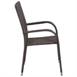 vidaXL PE Rattan Small Durable Garden Dining Set in Brown and Black
