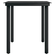vidaXL Garden Dining Set in Gray/Black