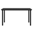 vidaXL Garden Dining Set in Black/Dark Gray