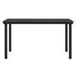 vidaXL Poly Rattan Medium Garden Dining Set in Brown and Black