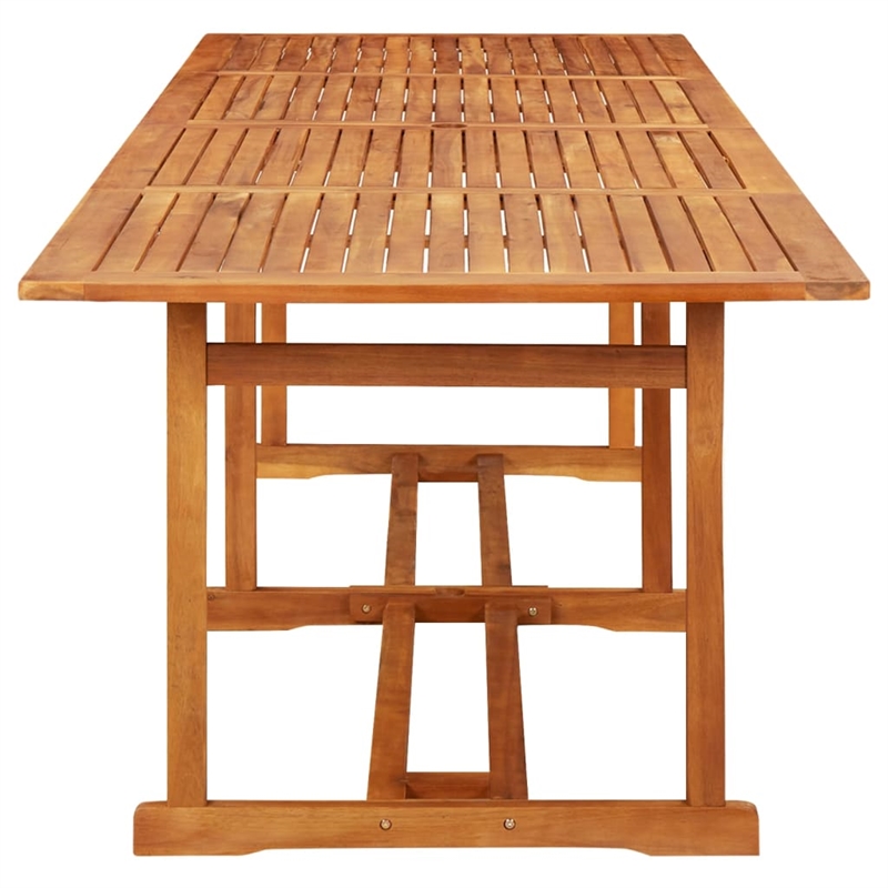 vidaXL Garden Dining Set in Black/Cream White