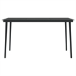 vidaXL Garden Dining Set in Black/Cream White
