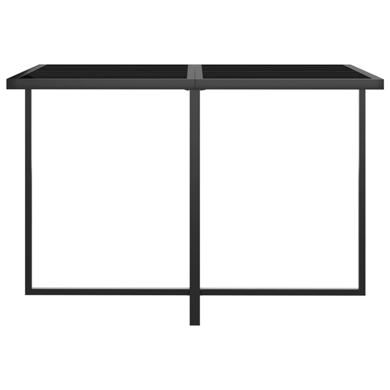 vidaXL Outdoor Dining Set in Gray/Black/Anthracite