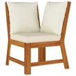 vidaXL Solid Acacia Wood Large Modular Garden Dining Set in Brown