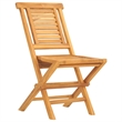vidaXL Solid Teak Wood Medium Foldable Garden Dining Set Teak/Brown