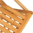 vidaXL Solid Teak Wood Medium Foldable Garden Dining Set in Brown