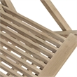 vidaXL Solid Teak Wood 5 Piece Foldable Garden Dining Set in Gray