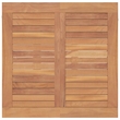 vidaXL Solid Teak Wood 5-Piece Ergonomic Garden Dining Set in Brown