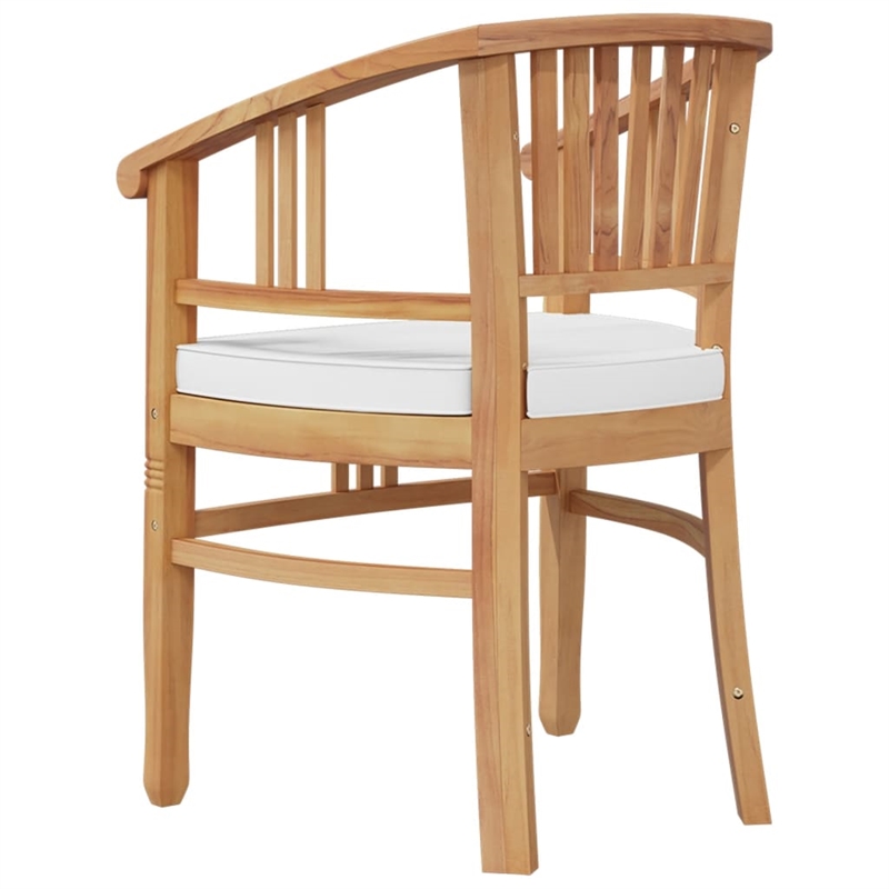 vidaXL Patio Dining Set Teak - Set of 4