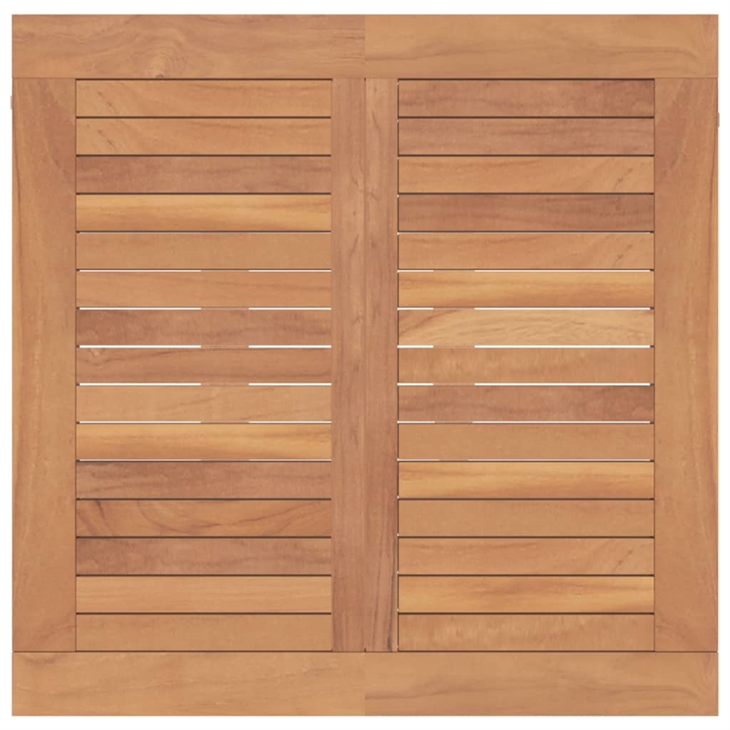 vidaXL Patio Dining Set Teak - Set of 4