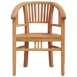vidaXL Teak Wood Medium Durable Garden Dining Set in Brown