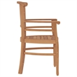 vidaXL Solid Teak Wood Large Durable Garden Dining Set in Brown