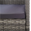 vidaXL Powder-Coated Steel Medium Durable Garden Dining Set in Anthracite/Gray