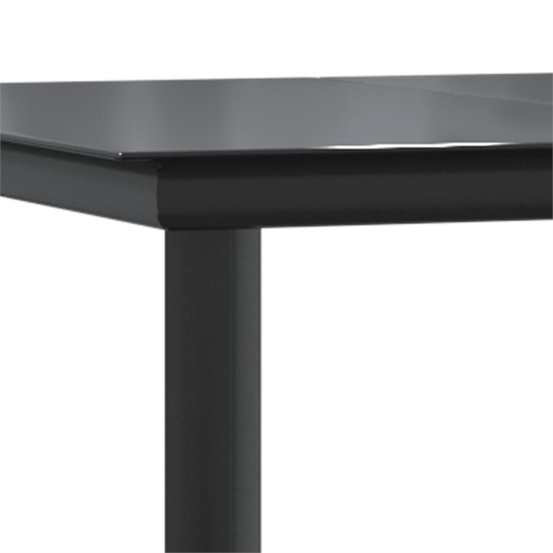 vidaXL Garden Dining Set in Light Gray/Black