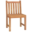 vidaXL Solid Teak Wood Standard Durable Garden Dining Set in Brown