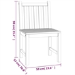 vidaXL Solid Teak Wood Standard Durable Garden Dining Set in Brown