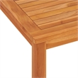 vidaXL Solid Teak Wood 5 Piece Set Durable Garden Dining Set in Brown
