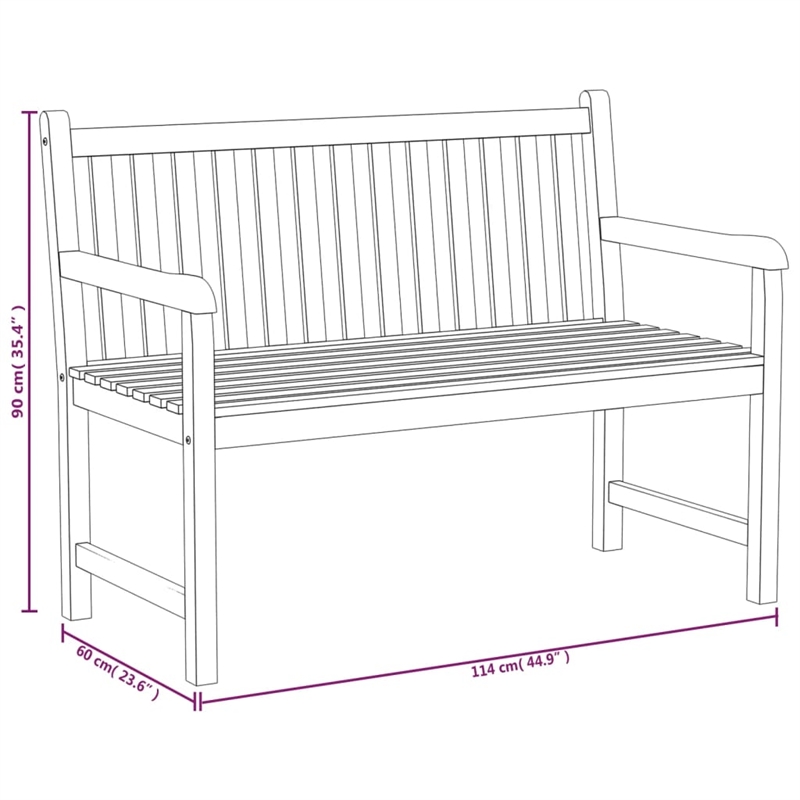 vidaXL Smooth Sanded Teak Hardwood Standard Garden Dining Set in Brown