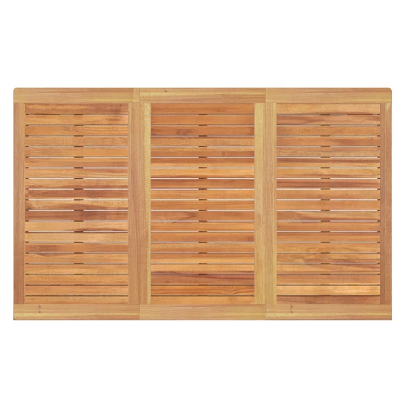 vidaXL Solid Teak Wood Medium Garden Dining Set in Brown