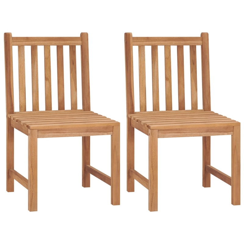 vidaXL Solid Teak Wood Medium Garden Dining Set in Brown