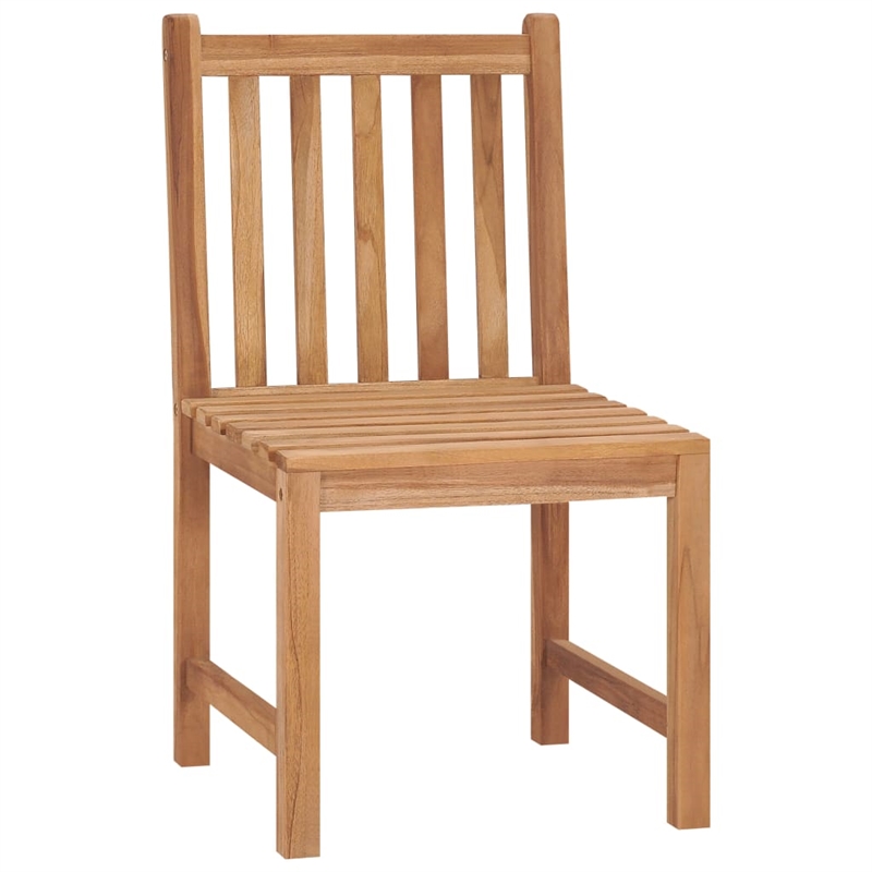 vidaXL Solid Teak Wood Medium Garden Dining Set in Brown