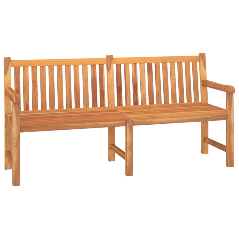 vidaXL Teak Wood Large Durable Garden Dining Set in Brown