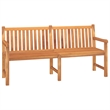 vidaXL Teak Wood Large Durable Garden Dining Set in Brown