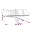 vidaXL Teak Wood Large Durable Garden Dining Set in Brown