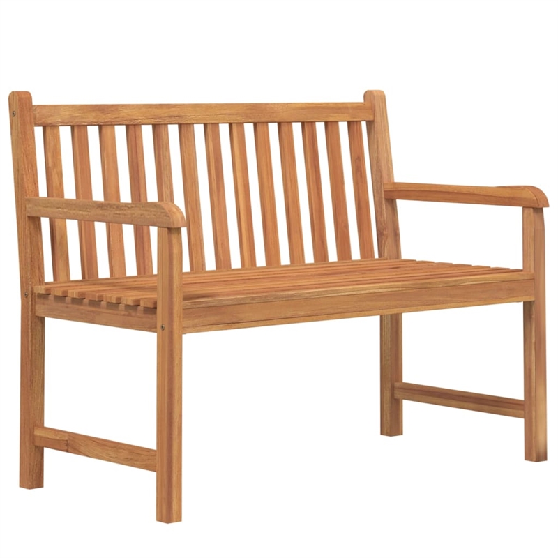 vidaXL Fine Sanded Teak Hardwood Medium Durable Garden Dining Set in Brown