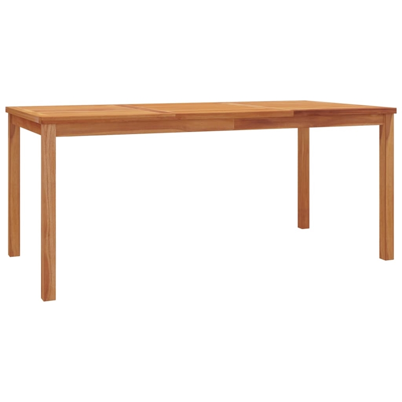 vidaXL Smooth Sanded Teak Hardwood Large Garden Dining Set Natural/Brown