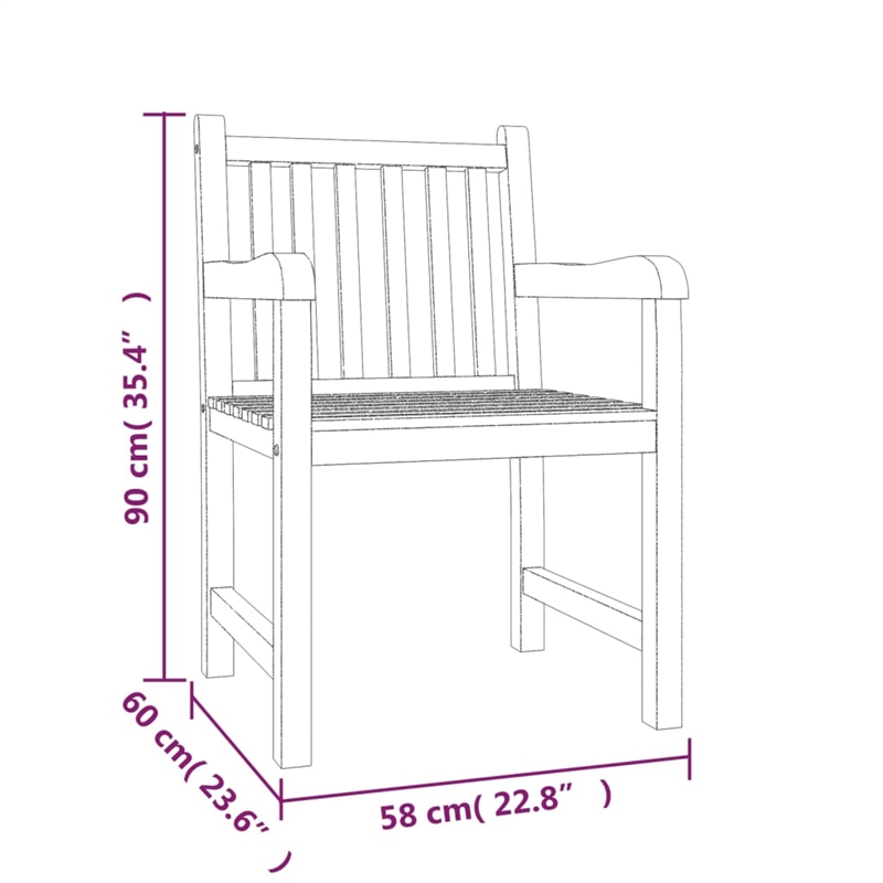 vidaXL Smooth Sanded Teak Hardwood Large Garden Dining Set Natural/Brown