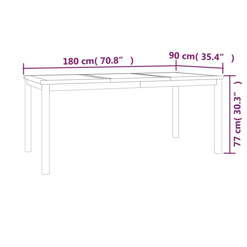 vidaXL Smooth Sanded Teak Hardwood Large Garden Dining Set Natural/Brown