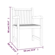 vidaXL Solid Teak Wood Large Durable Garden Dining Set in Brown