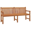 vidaXL Solid Teak Wood Large Durable Garden Dining Set in Brown