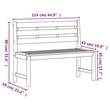 vidaXL Solid Teak Wood Medium Garden Dining Set Natural/Brown