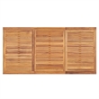 vidaXL Solid Teak Wood Large Garden Dining Set Natural/Brown