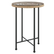 vidaXL Steel Standard Durable Garden Dining Set in Brown