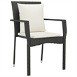 vidaXL Garden Dining Set in Black