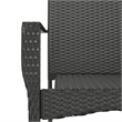 vidaXL Garden Dining Set in Black