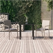 vidaXL Garden Dining Set in Black and Gray