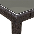 vidaXL 9 Piece Patio Dining Set in Brown