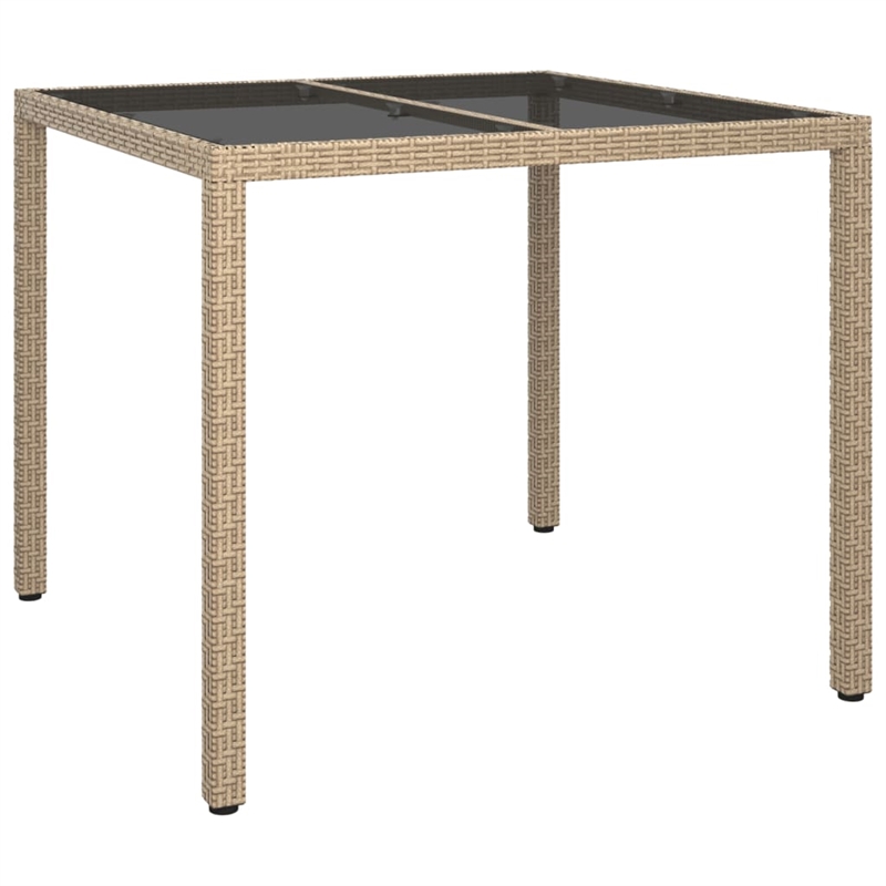 vidaXL Patio Dining Set in Beige - Set of 4