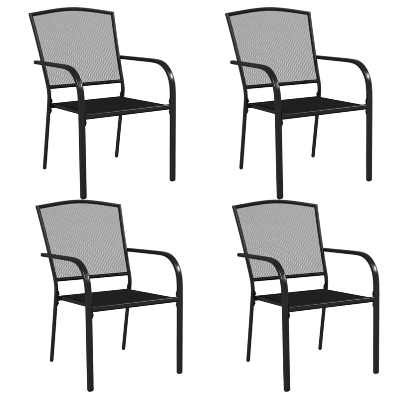vidaXL Garden Dining Set in Anthracite/Gray
