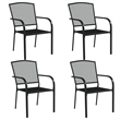 vidaXL Garden Dining Set in Anthracite/Gray