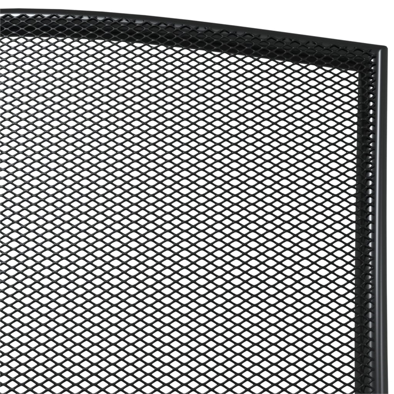 vidaXL Steel Garden Dining Set in Anthracite/Gray